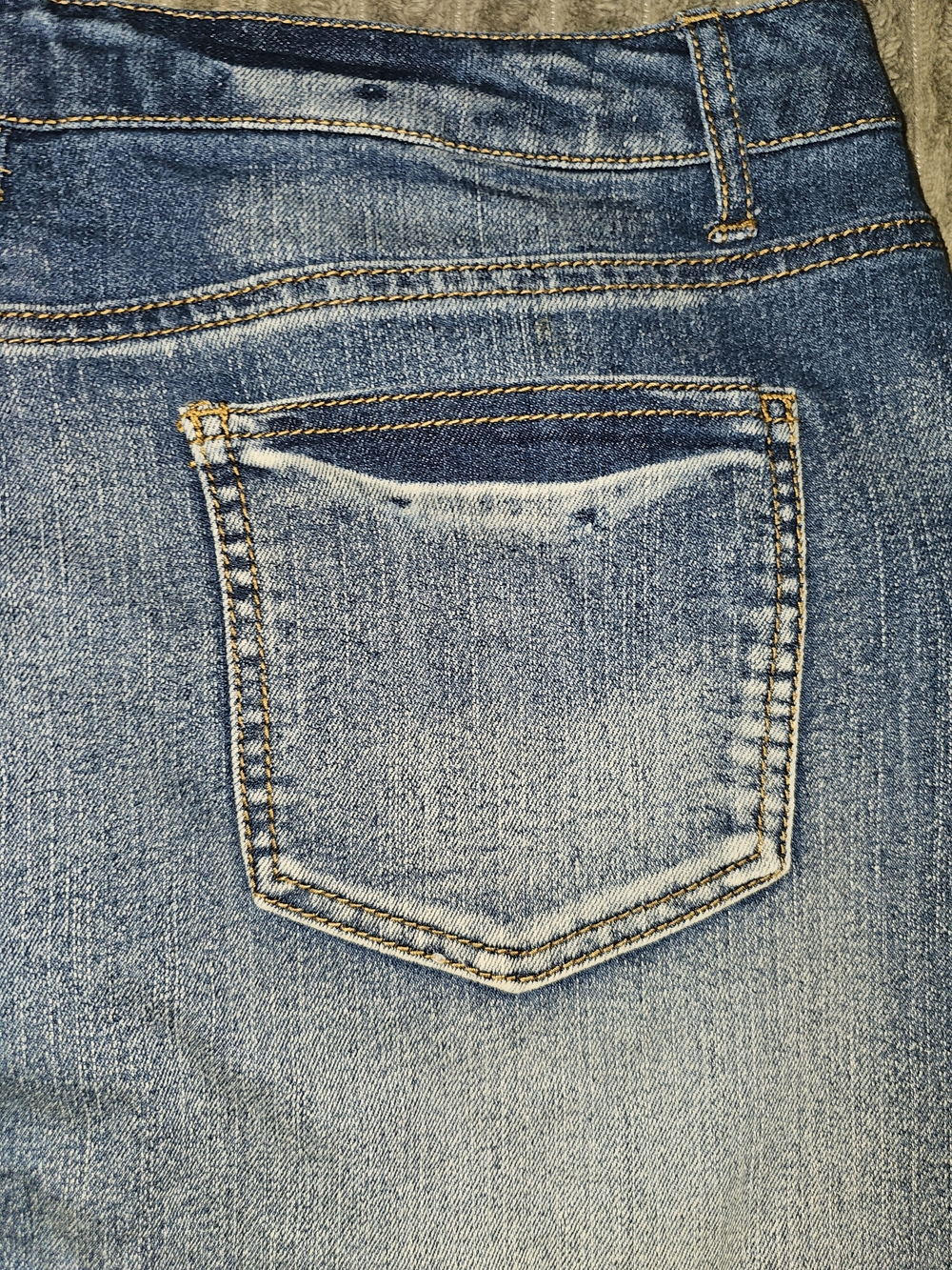 Faded Glory Light Blue Denim Skirt 14 - SK1 - Picture 7 of 9